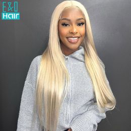 Honey Blonde 613 Coloured HD Transparent Lace 13x6 Lace Frontal Wigs Human Hair Wig For Women 13x4 Straight Lace Front Wig