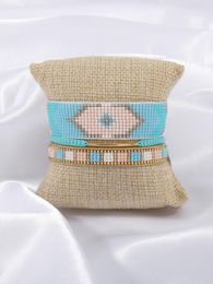 Bangle YUOKIAA Adjustable Evil Eye Bracelet MIYUKI Bead Handmade Woven DIY Pattern Pulseras Mujer Boho Women Jewelry Men Gift Wholesale