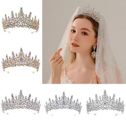 Hair Clips Bridal Crown Luxury Prom Party Headwear Hairband Birthday Princess Accessories European Wedding Tiaras