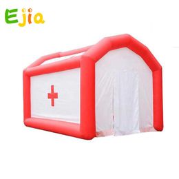 2.5m Small Inflatable disinfection tent inflatable disinfection channel with Air Blower For Emergency Tent