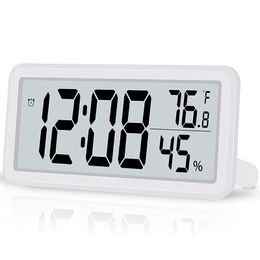 Clocks Accessories Other & Digital Alarm Clock Desk Battery Operated LCD Electronic Decorations For Bedroom Kitchen Office