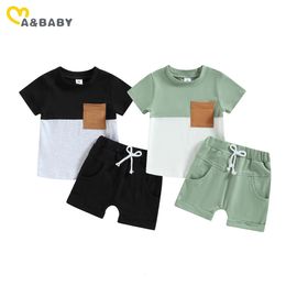 Clothing Sets ma baby 03Y Toddler Infant Baby Boy Girl Clothes Casual Short Sleeve Tshirt Tops Shorts Summer Outfits 230522