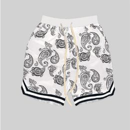 Mens Shorts Summer Harajuku Men Bandana Pattern Fashion Hip Hop Brand Short Pant Bottoms Elastic Wais Man Casual Pants 230522 963