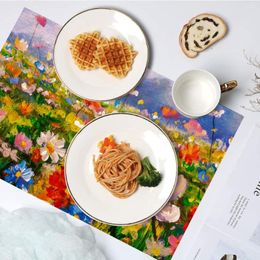 Table Mats Mat Placemat Coasters Dining Decor Tableware Pad For Home Wedding Party Decoration