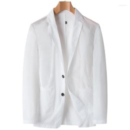 Men's Suits 2023 Spring Summer Fashion Trend Mens Thin Sunscreen Suit Korean Version Slim Single-Layer Bag Edge Jacket
