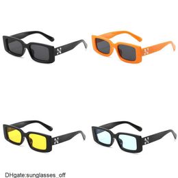 Luxury Sunglasses Fashion Offs White Frames Style Square Brand Men Women Sunglass Arrow x Black Frame Eyewear Trend Sun Glasses Bright Sports Travel Sunglasse GMCM