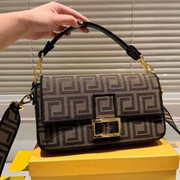 Designer Baguette Bag Fashion Women Crossbody Bags Brand Shoulder Bags Canvas Vintage F Messenger Bag Underarm Handbag Purse Wallet 2305231D