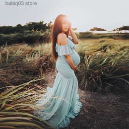 Maternity Dresses Ruffles Maxi Maternity Gown For Photo Shoots Cute Sexy Maternity Dresses Photography Props 2019 Women Pregnancy Dress Plus Size T230523