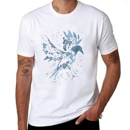 Men's Polos Raven T-Shirt Boys White T Shirts Custom Design Your Own Graphic Tees Animal Print Shirt Mens Clothing