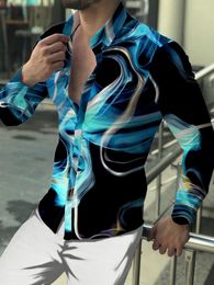 Men's Casual Shirts 2023 Men's Shirt Sports Fashion Comfortable Soft Breathable Geometric Plaid Stripes Designer Design Spring Summer