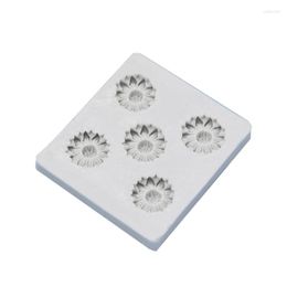 Baking Moulds Candy Daisy/Sunflower Shaped Silicone Material For Cake Chocolate G6KA