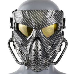 Party Masks Party Mask CS Paintball Helmet Full Face Airsoft Hunting Cycling Shooting Festival Dress Up Supplies Halloween Christmas Gift 230523