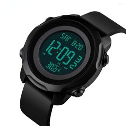 Wristwatches Body Ambient Temperature Mens Watches Fitness 2 Time Digital Men Waterproof Healthy Tracker Montre Homme