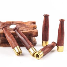 Smoking Pipes Wooden Smoke Detachable Ladies Thin Cigarette Holder Portable Tobacco Pipe Drop Delivery Home Garden Household Sundrie Dht8K