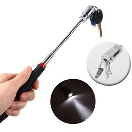 Other Hand Tools Led Magnet Pick Up Retractable Iron Rod For Picking Nuts And Bolts Drop Delivery Home Garden Dhwsj