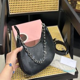 designer bag Croissant bags shoulder hobo designer Purse Cosmetic half-moon baguette underarm Handbag crossbody Metal Chain