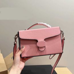 Designer Pink Crossbody Bag High Quality Leather Box Women Square Cross Body Luxurys Handbags Shoulder Purses Luxury Handbag Unisex Messenger Bags 230627bj