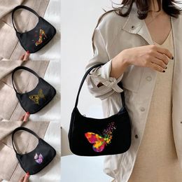 Evening Bags Women Handbag Underarm Shoulder Fashion Butterfly Print Daily Design Totes Coin Purse Pouch Organizer Hobo Bag