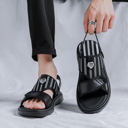 Sandals Slippers 2023 Summer Fashion Trend Personality Breathable Men's Outside Wear Outdoor Leisure Beach Shoes Men