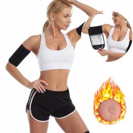 Knee Pads Elbow & 1 Pair Women Arm Thigh Trimmer Wrap Sculpt Sauna Compression Sleeve Sports Arms Sweat Bands Weight Loss Slimming Shaper