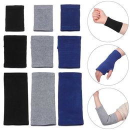 Wrist Support 1. Hand wrist support gloves elastic sports for gym yoga volleyball hand sweat band P230523