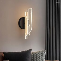 Wall Lamps Nordic Mounted Lamp Light Gooseneck Antler Sconce Bed Merdiven Bunk Lights Black Bathroom Fixtures