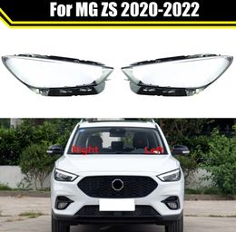 Auto Lamp Light Case For MG ZS 2020-2022 Car Headlight Lens Cover Transparent Lampshade Glass Lampcover Caps Headlamp Shell