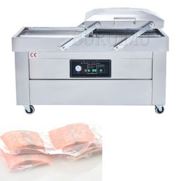 Commercial Wet and Dry Food Vacuum Sealer Automatic Vacuum Packaging Sealer Dual-purpose Fresh-keeping Plastic Sealing Machine