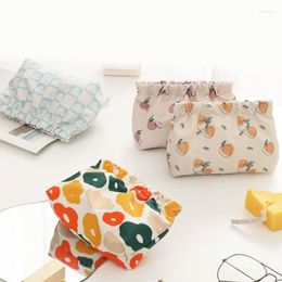 Storage Bags Sanitary Napkin Bag Women Tampon Earphone Holder Pouch Towel Cosmetics Cotton Coin Purse Organizer