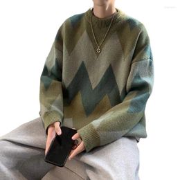 Men's Sweaters Male Clothes Autumn And Winter Men's Wool Sweater Loose 2023 High Quality Pullover O-neck Cashmere Knitting E138