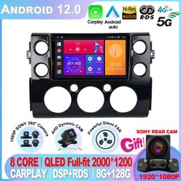For Toyota FJ Cruiser J15 2006 - 2020 Sony cam QLED IPS DSP Android auto Android 12 Car Radio Multimedia Video Player Navigation-3