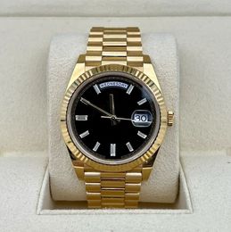 Designer Date watch mens 2813 mechanical watch sapphire 40MM Roman digital waterproof 50M swimming holiday gift with original box luxurious m228238-0042 watch ST9