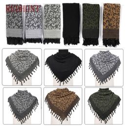 Bandanas Tactical Army Dustproof Scarf Windproof Outdoor Sport Wargame Caver Military Square Scarves For Men Women Hiking Camping