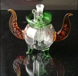 Smoke Pipes Hookah Bong Glass Rig Oil Water Bongs Colorful small cauldron pot