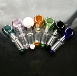 Smoke Pipes Hookah Bong Glass Rig Oil Water Bongs Colourful New Concave Head Cigarette Pot