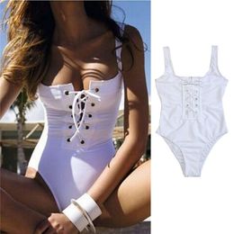 Women's Jumpsuits Rompers Summer Women Sexy Push-up Bathing Beach Club Casual Clothes Bandage Open Back Romper Bodysuit Lace-up Backless Jumpsuit Outfits 230522