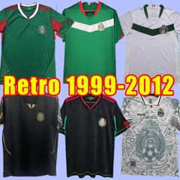 Retro classic Mexico soccer jerseys H.SANCHEZ home away football shirt GOALKEEPER BORGETTI HERNANDEZ CAMPOS BLANCO 10 11 12 2006 2010 2011 2012 06 1999 99