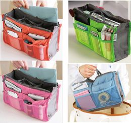 Makeup Bag Purse Cosmetic MP3/Mp4 Phone Storage bags Organiser Sundry Bags Cosmetics Bags Multi Two Zipper Bag Factory Price
