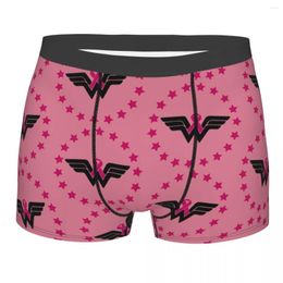 Underpants Male Cool Breast Cancer Awareness Pink Ribbon Hero Underwear Boxer Briefs Men Soft Shorts