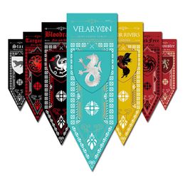 Banner Flags Hippocampus Banners Home Decor Bloodraven Blackfyre Dragon Wolf Bittersteel Living Room Flags Decoration Decorative Garden Props G230524