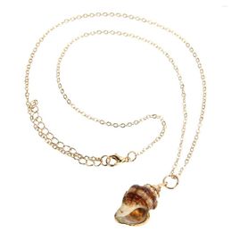 Pendant Necklaces 1 Pc Fashion Sea Conch Necklace Natural Vintage Shell Collar For Women Female Party Gift Body Chain Jewellery
