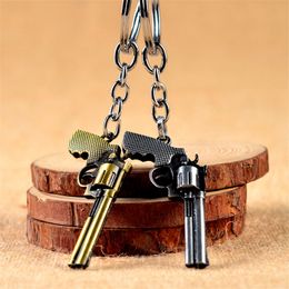 Miuoxion Revolver Model Keychain Personality Fashion Car Bag Hanging Jewellery For Women Feature Namour Charm Gift All Seasons