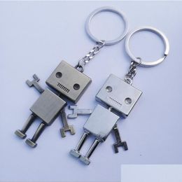 Key Rings Ship Retro Robot Model Metal Keychain Pendant Gifts R101 Mix Order 20 Pieces A Lot Keychains Drop Delivery Jewelry Dhszl