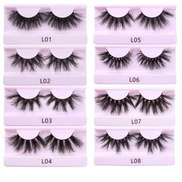 False Eyelashes 30/50/100 Pairs Mink Lashes Wholesale 25mm Cruelty Free Dramatic Fluffy Long Natural In Bulk Makeup Tools