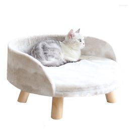 Cat Beds Bench Bed Removable And Washable Net Hammock Pet Dog Kennel Chair For Sleeping Soft Plush