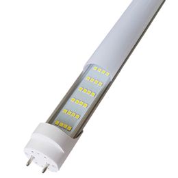 4FT LED T8 Ballast Bypass Type B Light Tube, 72W Dual-Ended Connection, 6500K, Transparent Frosted Milky Lens, T8 Tube Light for G13 120-277V NO RF Drivers usastar