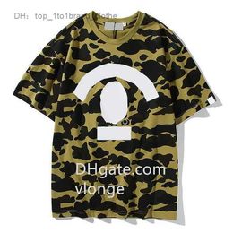 Mens Shirts Summer Camouflage T-shirt Cotton Shirt Hip Hop Fashion Men Women Short Sleeve Tees Asian Size Multiple Choices Cool Pattern Trend 3yn8 3YN8