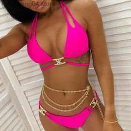 Women's Swimwear Summer Sexy Bikinis Women's Swimwear Push Up Female Swimsuit Swimming Bathing Suit Girls Brazilian Bikini Set Beach Wear Bather T230524