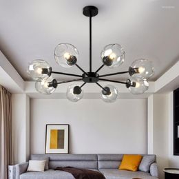 Deckenleuchten Anhänger LED Glas Blase Vintage Wohnzimmer Schlafzimmer Restaurant Molecule Loft Industrie Ornament Lampe
