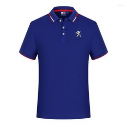 Men's Polos 2023 Summer Marked 4s Shop Tooling Customer Polo Shirt Cotton Clothes For Men And Women